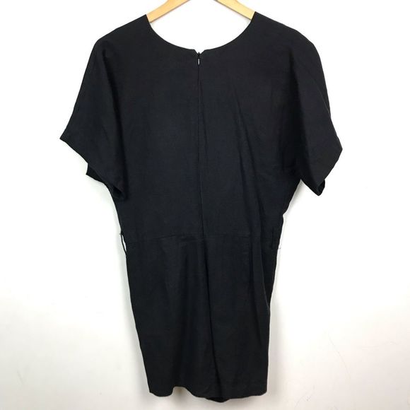 Urban Outfitters | Black Linen Romper Boho - Picture 3 of 6